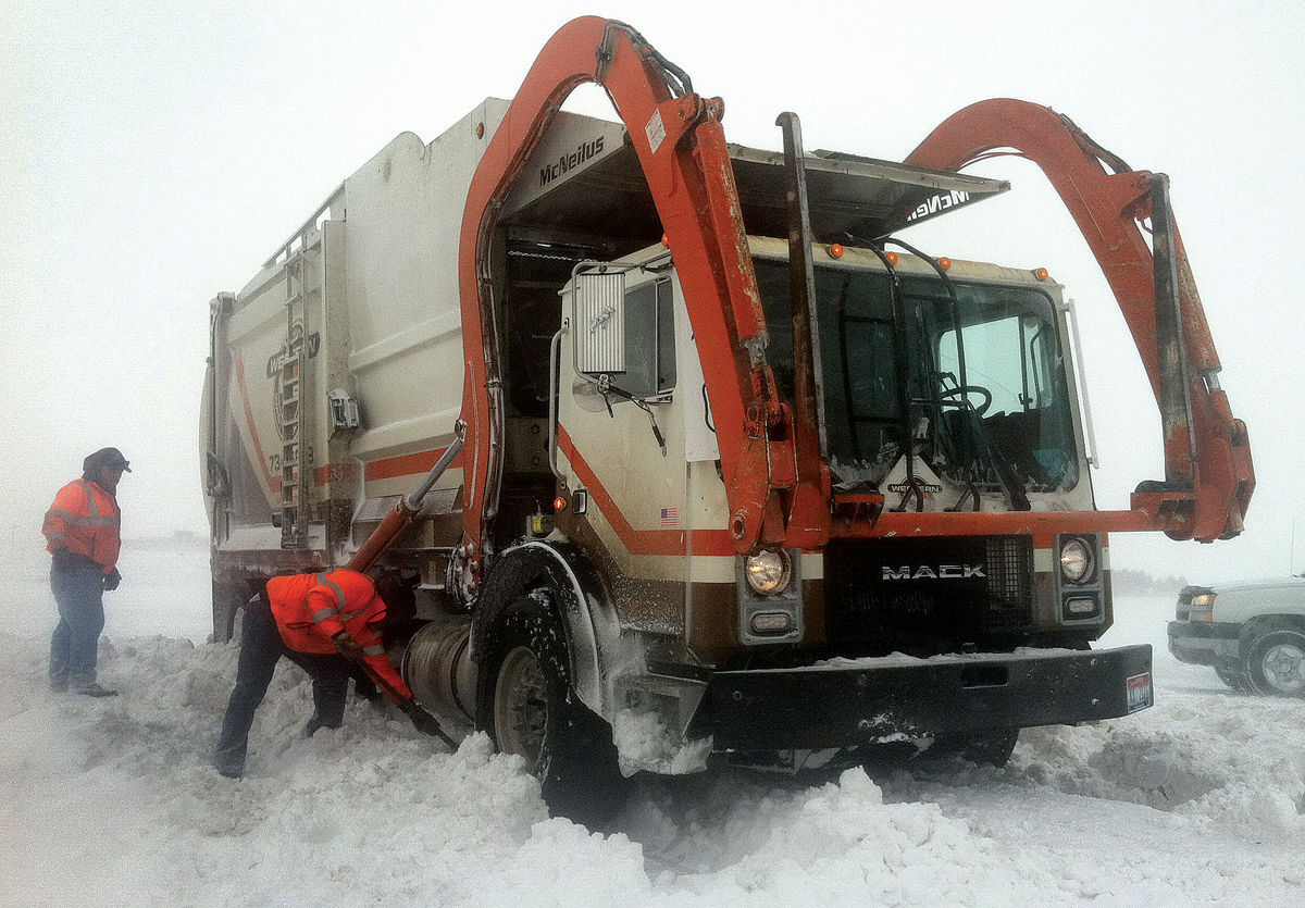 Stuck truck